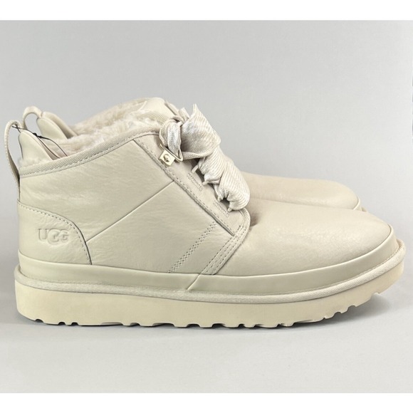 Ugg Neumel FT Leather Wool Lined Chukka Boot - Sea Salt - 1144012 Men's Size 11